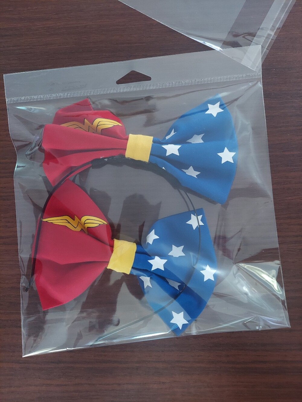 Wonder Woman Head Band And Hair Ribbon